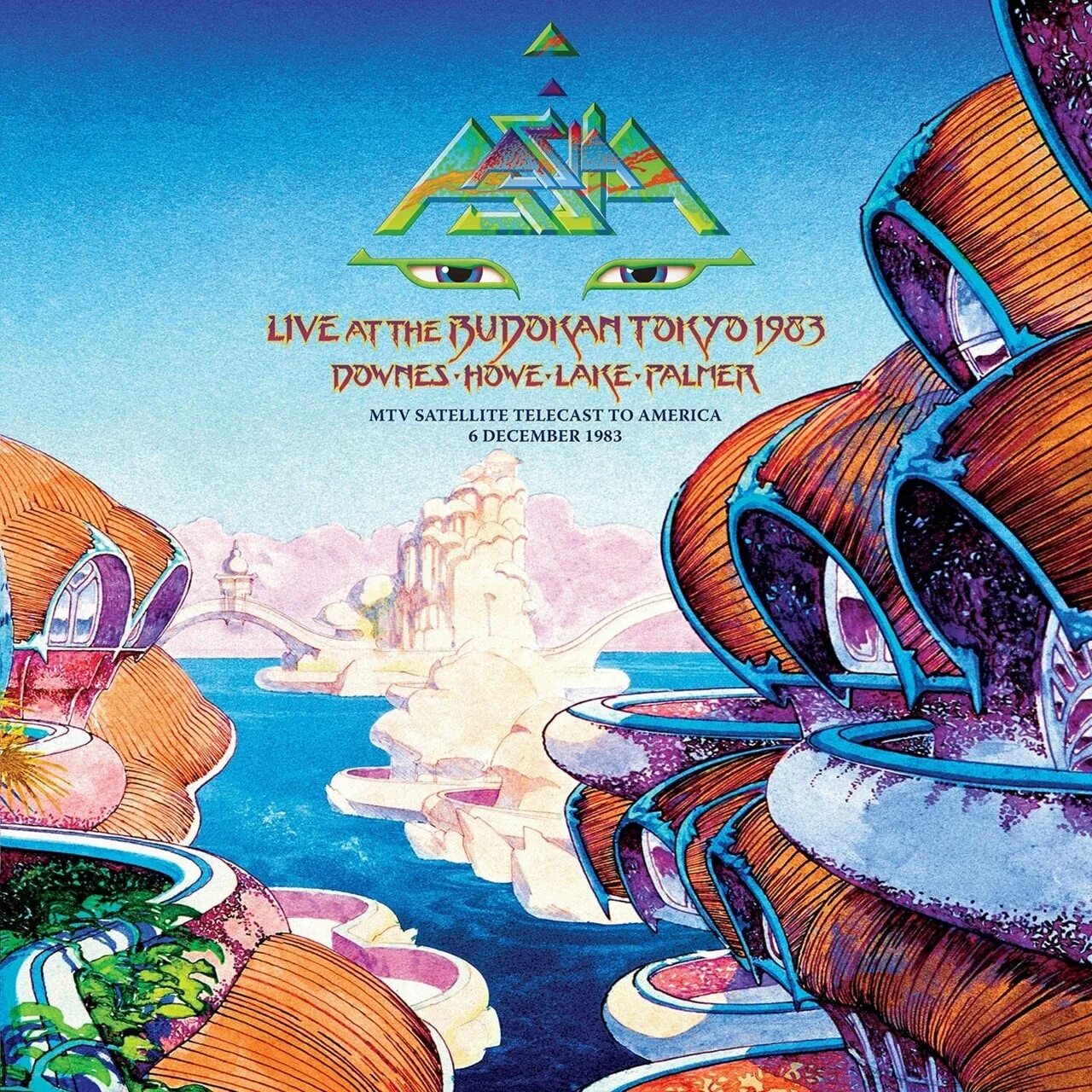 Living asia. Asia in Asia - Live at the Budokan. Asia Arena 1996. Обложка Азия.