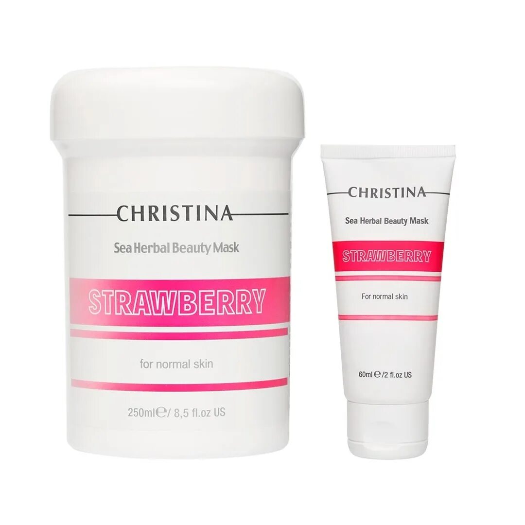 Christina Sea Herbal маска. Christina Sea Herbal Beauty Mask Strawberry for normal Skin, 60мл. Christina маска Sea Herbal Beauty Dead Sea Mud Mask for oily & problem Skin. Маска для нормальной кожи