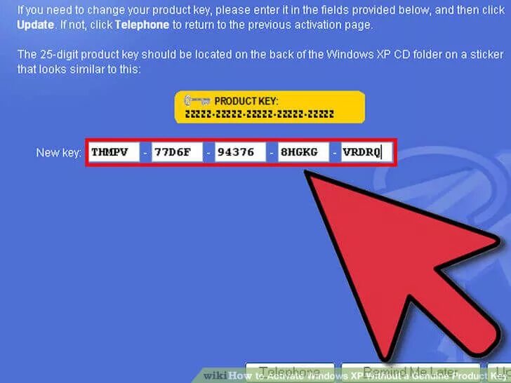 Xp keys