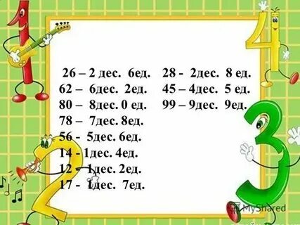 Вычисли 4 дес 1ед 4 ед. Вычисли 4 дес 1ед 4 ед