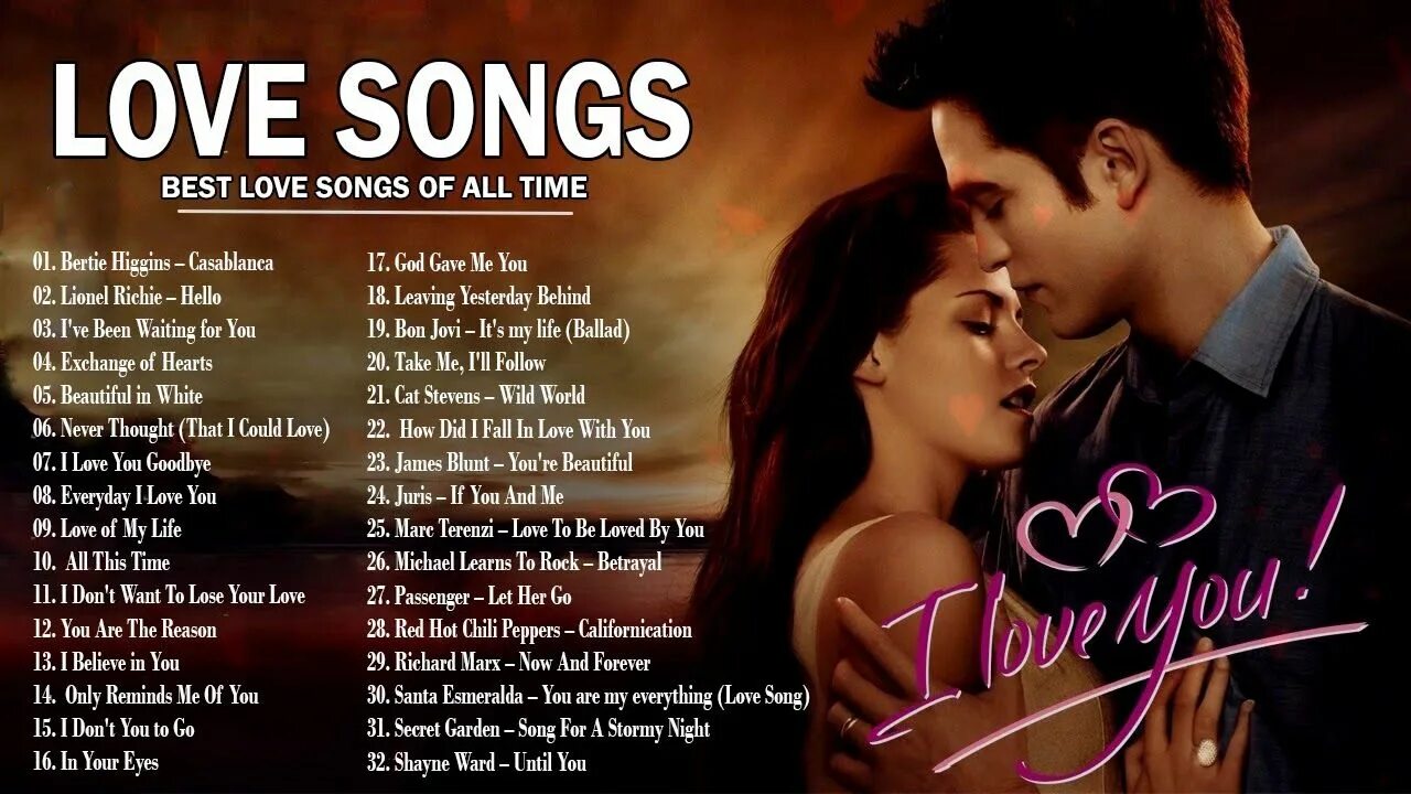 Love Songs. Romantic Love Songs. Best Love Songs of all time. Любовные песни.