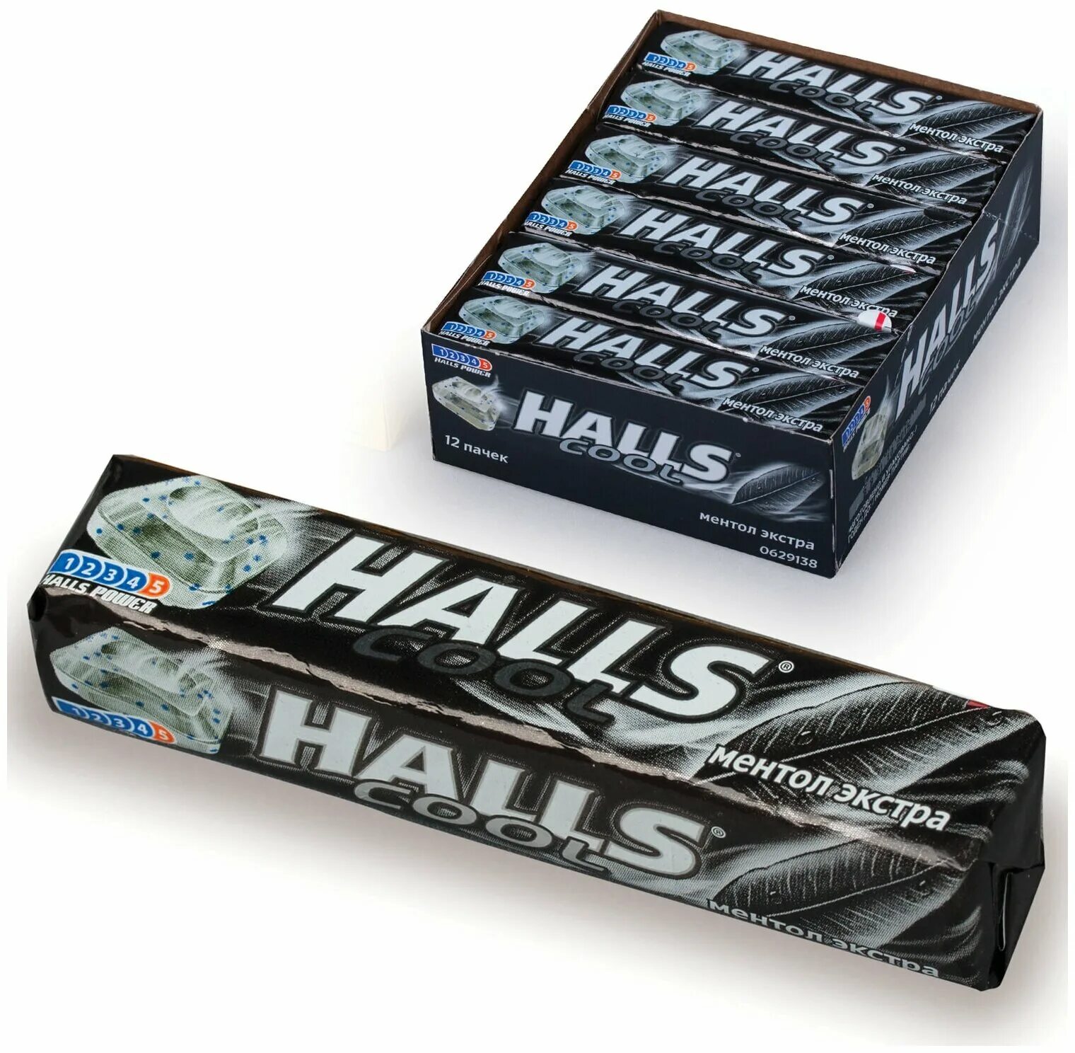 Леденцы Halls ментол Экстра, 24,5 гр