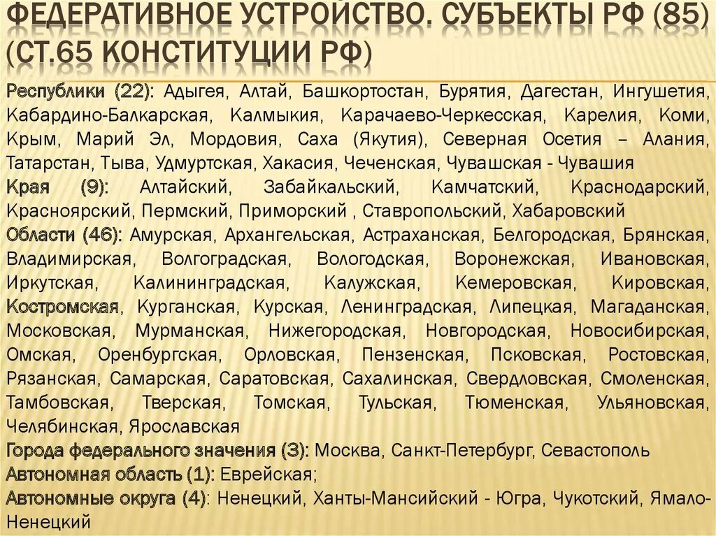 Федеративное устройство. Федеративное устройство РФ. Федеративное устройство статья. Федеративное устройство РФ Конституция. Стать 65 конституции рф