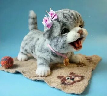 Валяние игрушек из шерсти животных
