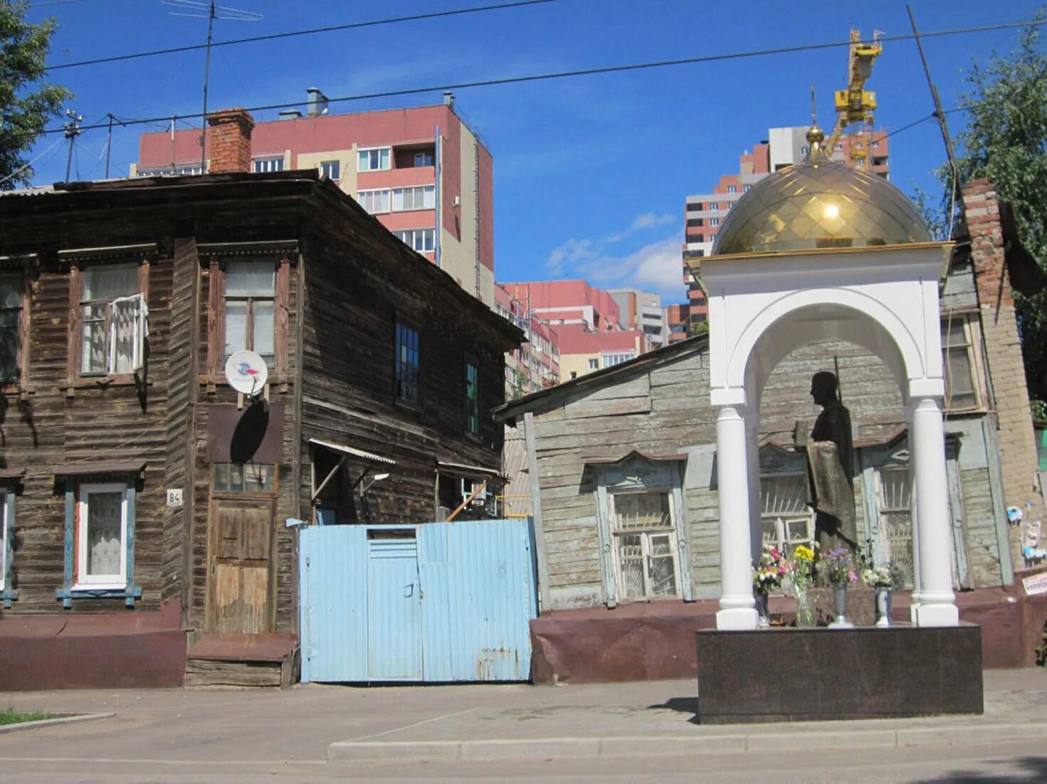 Где самарская улица. Дом стояние Зои Самара. Самара стояние Зои памятник. Чкалова 84 Самара. Самара улица Чкалова стояние Зои.