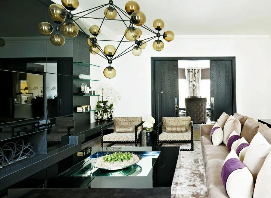 Kelly Hoppen's slick oasis of calm in west London Interior, Living room interior
