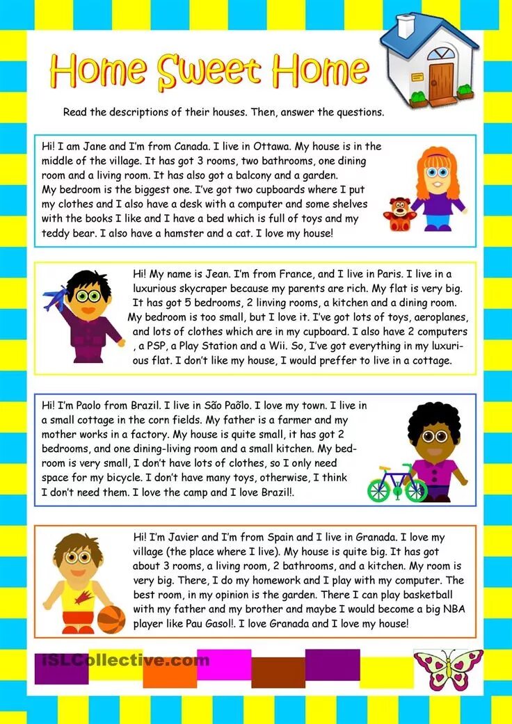Business reading texts. Английский house reading. home reading задания. reading about house. house text for kids.