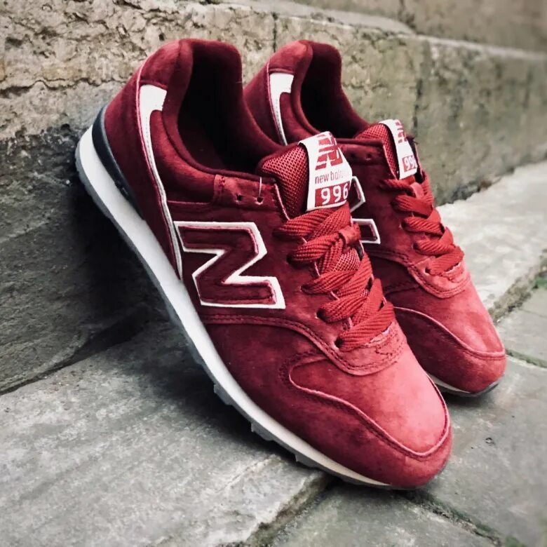 New balance замшевые. Ньюеланс замшевые красные.