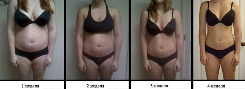Результат голодания до и после фото 