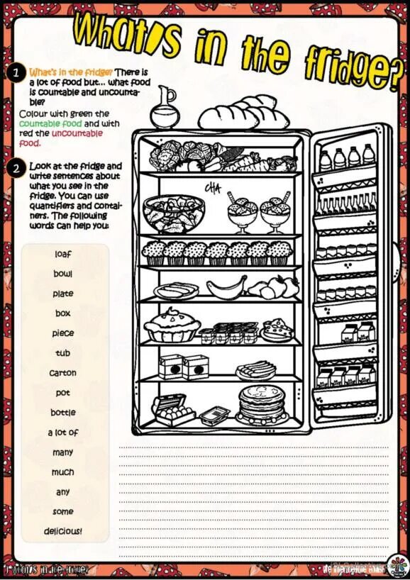 There is some in the fridge. There is there are упражнения. There is there are продукты. Food Fridge Worksheets. Задания there is there are food.