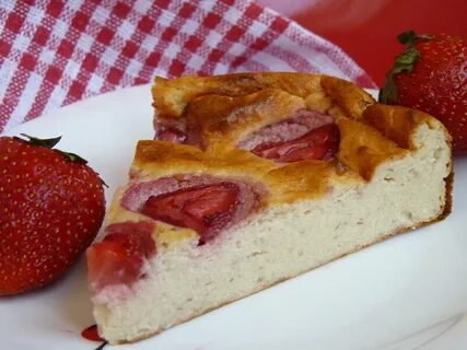 Запеканка с клубникой
