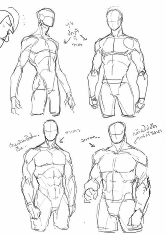 How to draw man