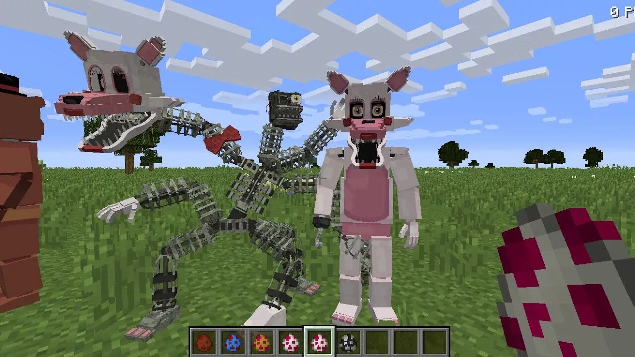 Fnaf addon minecraft. Фнаф юниверс 1.12.2. фнаф 2 майнкрафт. fnaf universe mod 1.12.2. майнкрафт аниматроники мангл.