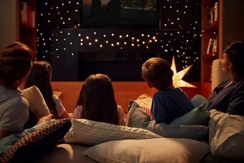 My sister watch tv now
