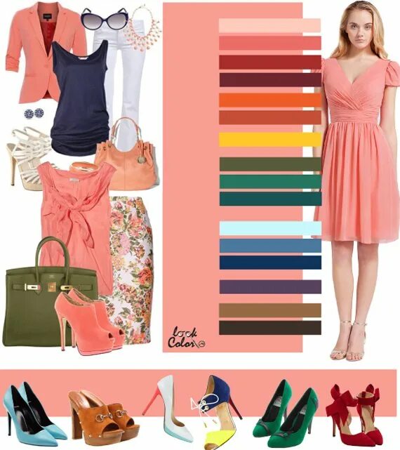 Какими цветами коралловый цвет сочетается. Сочетание персикового цвета в одежде. Сочетание цветов персиковый в одежде. Сочетание с розовым. Цветовые сочетания персиковый.