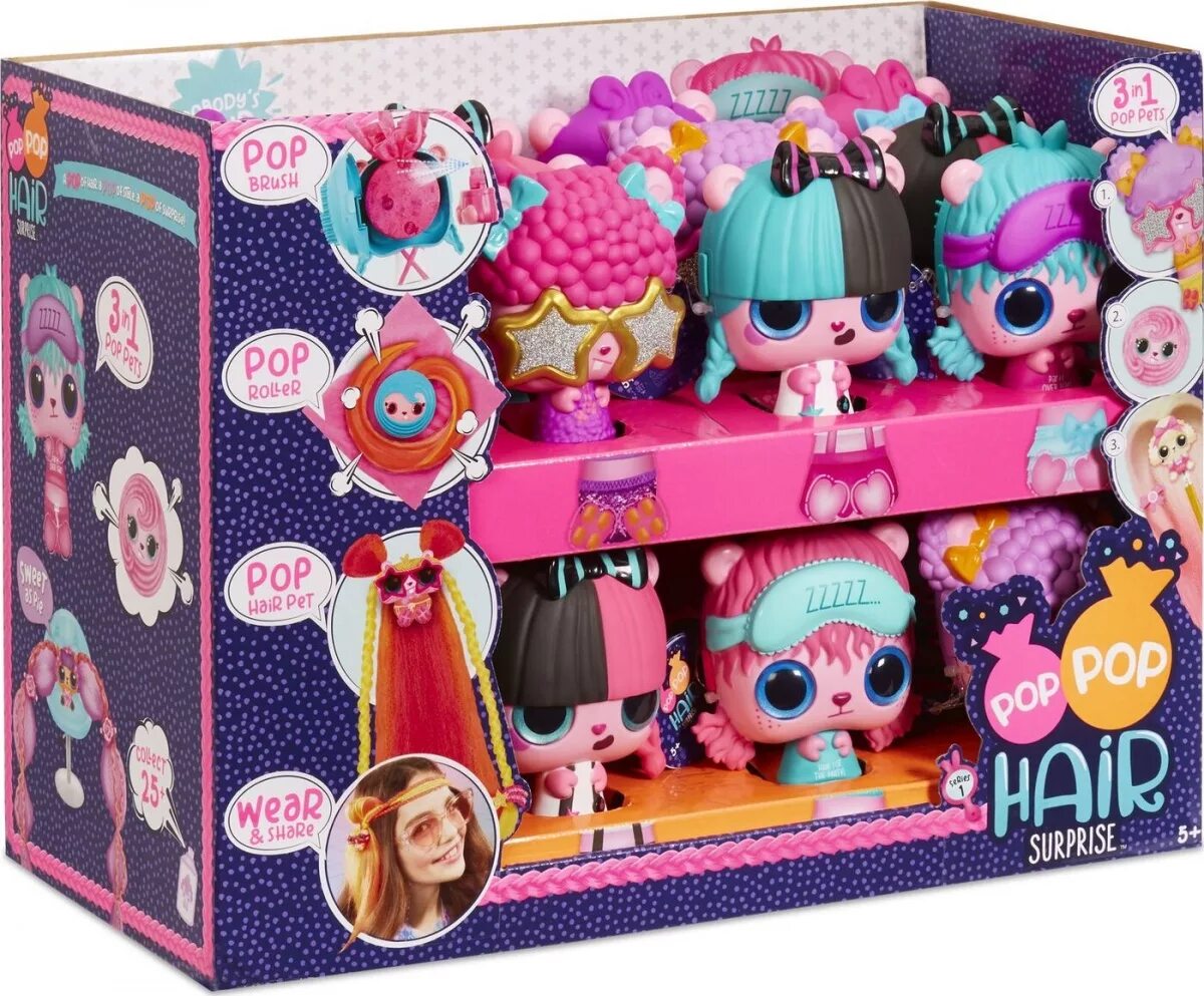 Компания pop pop. Pop Pop hair 561873 игрушка. Игровой набор mga Entertainment Pop Pop hair.