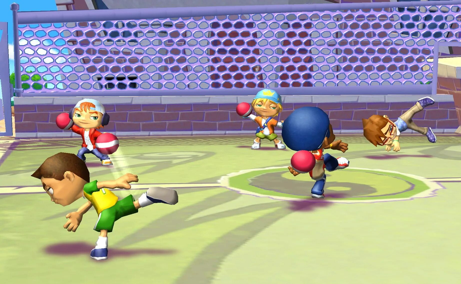Dodgeball игра. Игра на Wii для детей. XS Junior League Dodgeball ps1. Playground games.