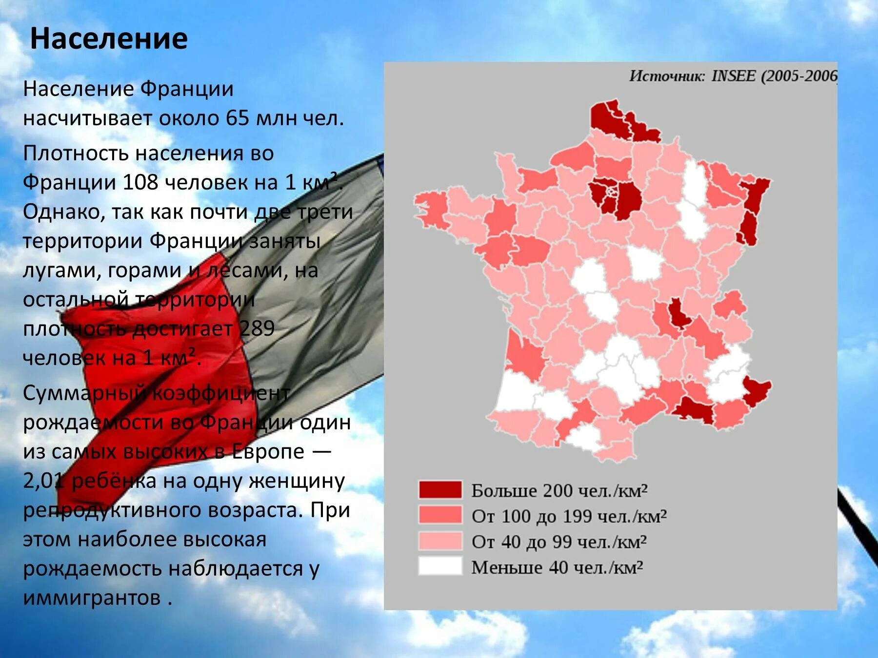 Плотность населения Франции 2022. Карта плотности населения Франции. Плотность населения Франция чел/км2. Франция население страны плотность.