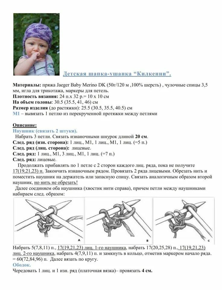 Вязание шапочки для девочки спицами с описанием. Вязание шапки для девочки спицами с описанием. схемы для детских шапок спицами. вязание детских шапок спицами со схемами. шапка для малыша спицами со схемой и описанием.