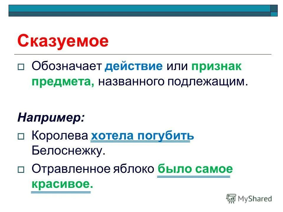 Грамматическая основа предложения 24. Сказуемое. Как обозначается сказуемое.