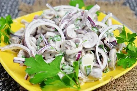 Жарено варено маринованный лук