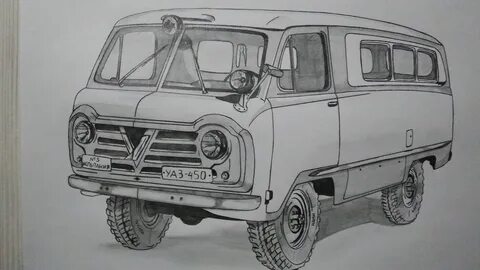 Раскраска машина буханка
