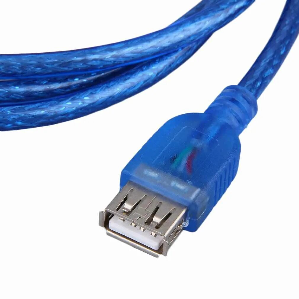 Портативный провод. Кабель удлинитель USB 2.0 ( A - А ) 1,5 М синий. USB 2.0 Extension Cable 5m. USB 2.0. Переносной кабель.