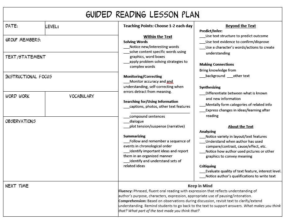 Reading Lesson Plan. Lesson Plan Sample. Lesson Plan for reading. Writing Lesson Plan. Use these prompts