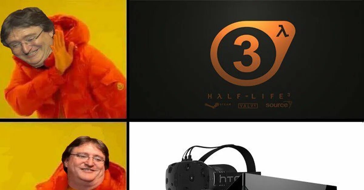 Когда выйдет life 3. Габен half Life 3. Гейб half Life. Гейб Ньюэлл халф лайф. Гейб Ньюэлл мемы half Life 3.