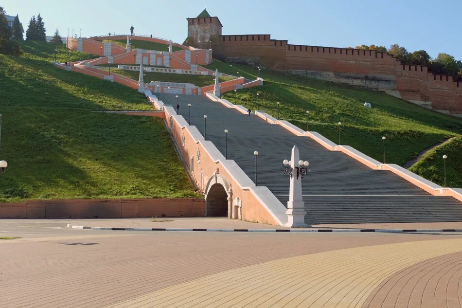 Сколько ступеней в нижнем новгороде. Чкаловская лестница Нижний Новгород 2021. Чкаловская лестница город Горький. Нижегородский Кремль Чкаловская лестница. Нижний Новгород Чкаловская лестница после ремонта 2023.