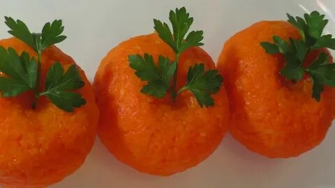 Мандарины салат шарики на новый год