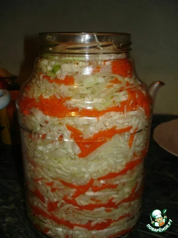 Квашеная капуста рецепт классический без уксуса