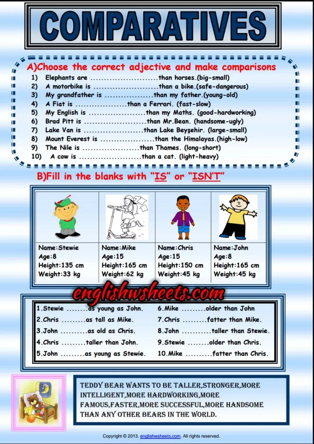 Comparisons for kids. Степени сравнения Worksheets. Степени сравнения прилагательных Worksheets. Степени сравнения прилагательных для детей Worksheets. Степени сравнения в английском Worksheets.