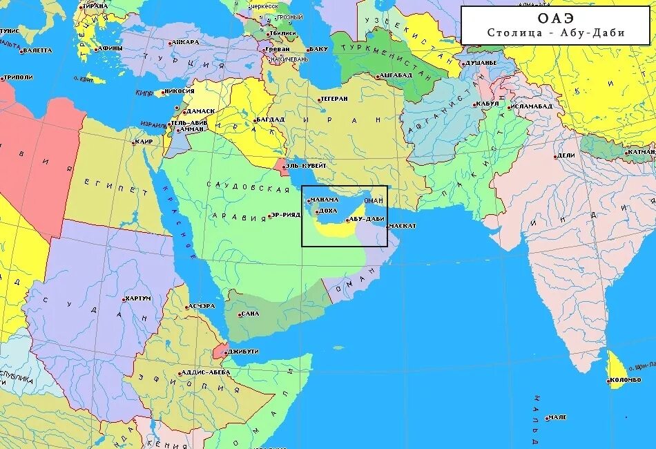 Дубай страна материк. ОАЭ карта географическая. Карта арабские эмираты на карте. Где находится ОАЭ на карте.