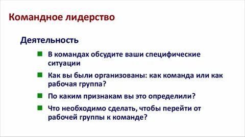 Командное лидерство