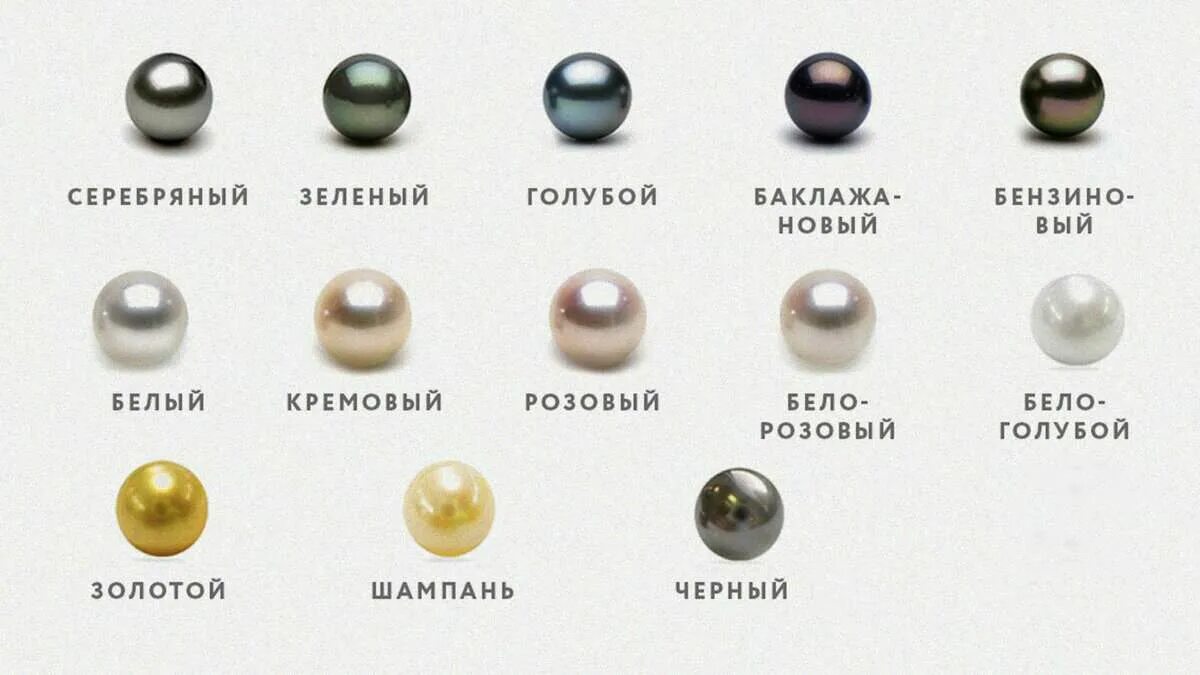 Как называется жемчуг. Оттенки жемчуга. цвет жемчуг. цвета жемчуга натурального. какого цвета бывают жемчужины.