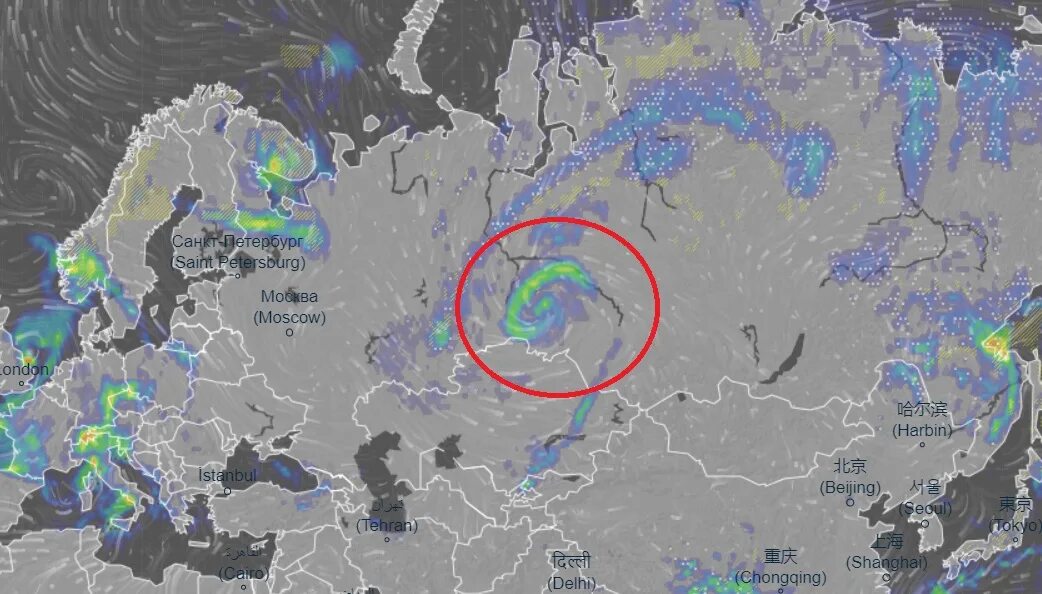 Циклон на карте. Карта циклонов России. Циклон над Россией. Циклон Омская область. Карта солнечного затмения 8 апреля