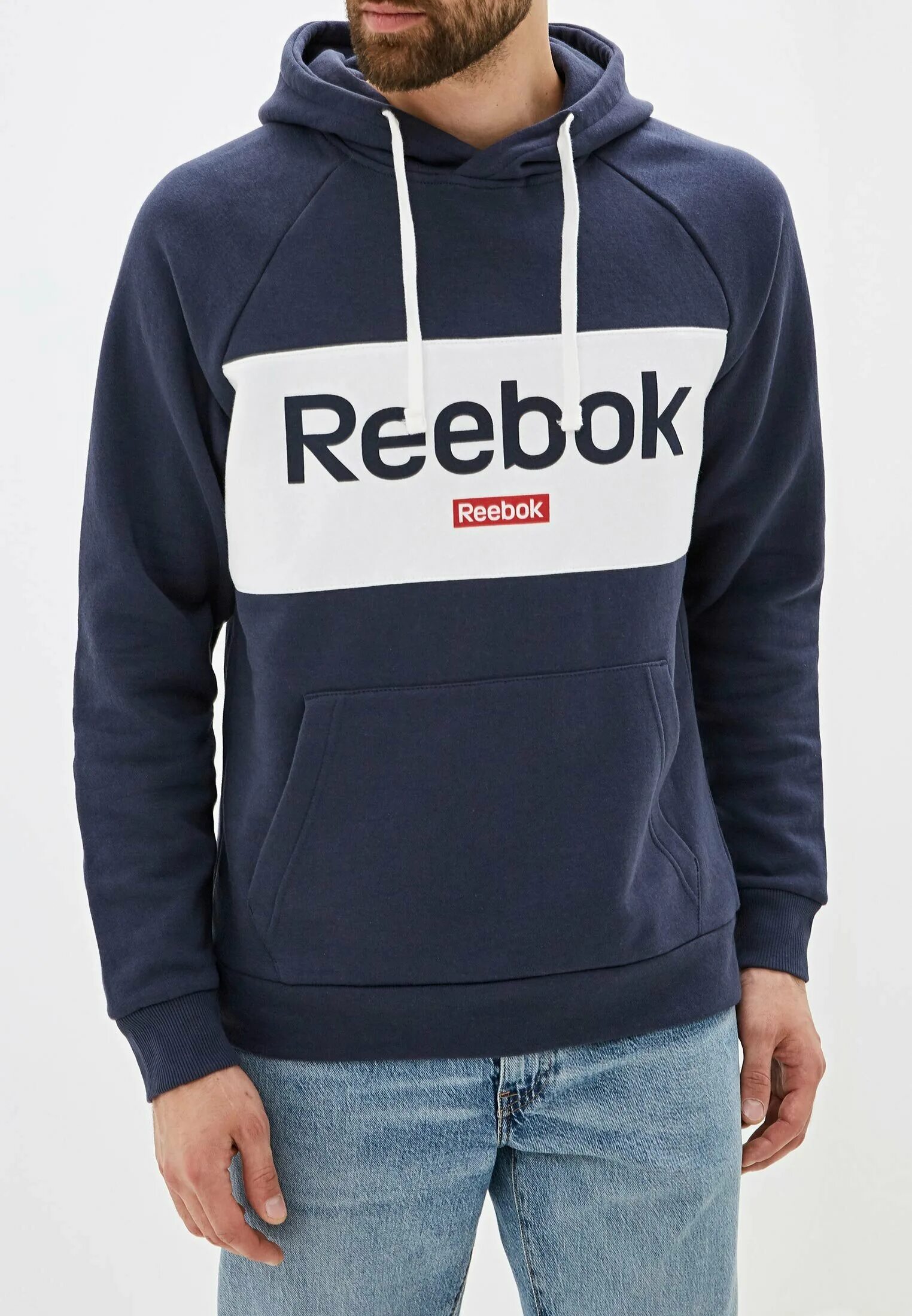 Толстовки рибок. Толстовка Reebok Classic big logo мужская. Худи Reebok 1/3 мужские. Кофта Reebok Polar. Reebok Classic худи.