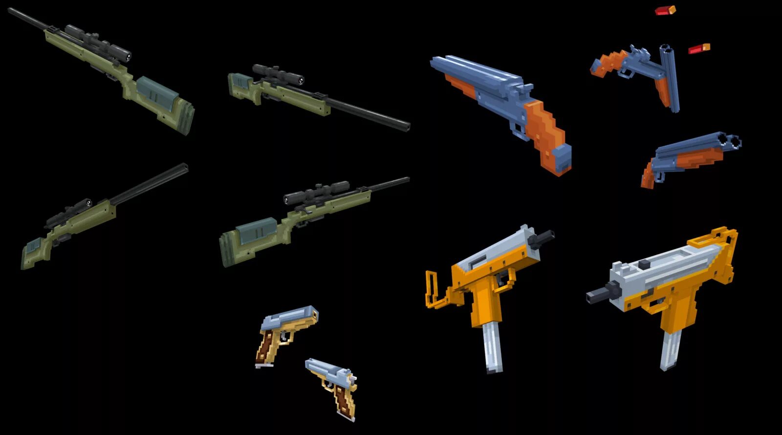 Майнкрафт мод оружие кс го. Воксельный револьвер. Пиксельные оружия. Воксельное оружие. Пиксельная моделька оружия.