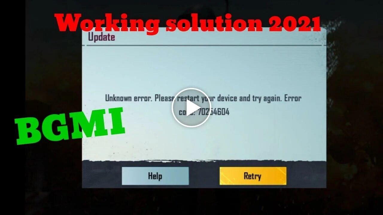 Unknown error please try again. Pubg неизвестная ошибка. pubg mobile ошибка 70254639. unknown error. please restart your device and try again. error code: 70254639. unknown error gpt.