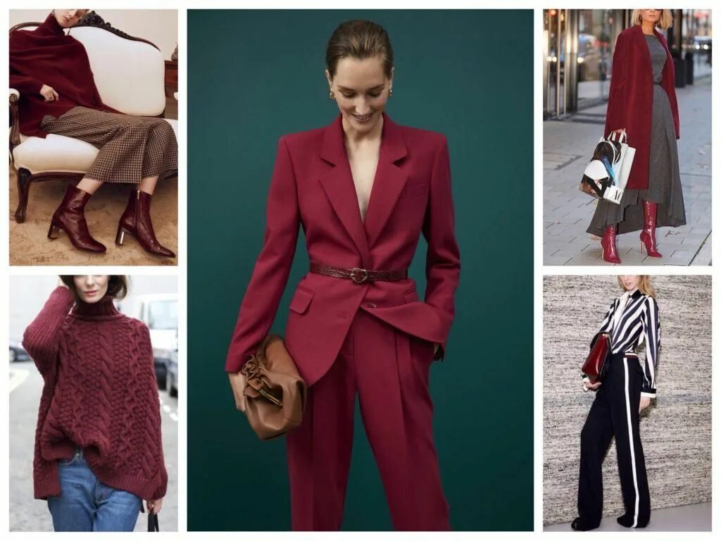 Богатый и многоликий цвет марсала в одежде Casual style, Fashion, Casual