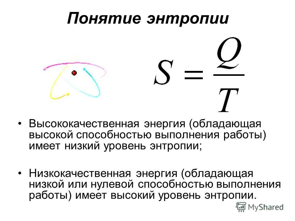 Понятие энтропии информации. Понятие энтропии информации