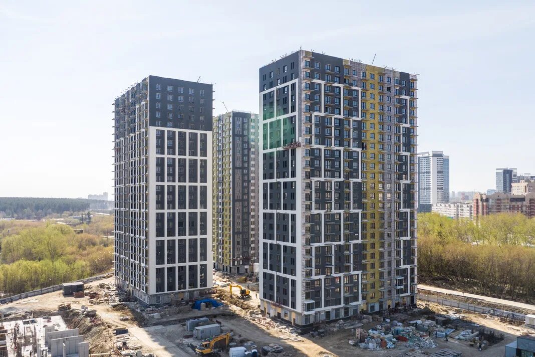 сданный жилой комплекс. фото новостройка гупр хабаровск.