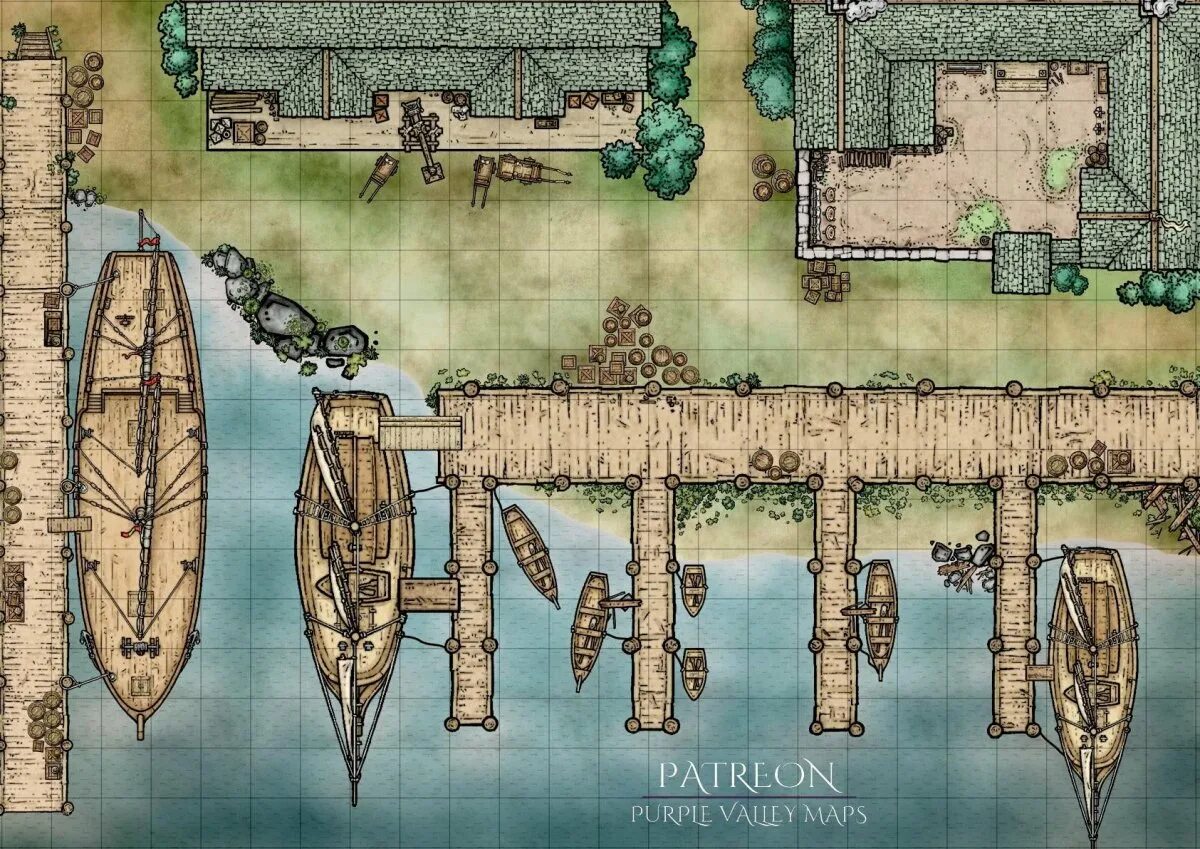 Dnd map. DND Docks Map. Pathfinder Battle Map. Карта ДНД причал. Пристань карта ДНД.