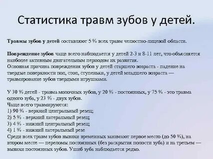 Постоянные травмы