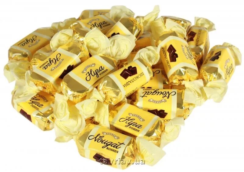 Конфеты в желтой пачке