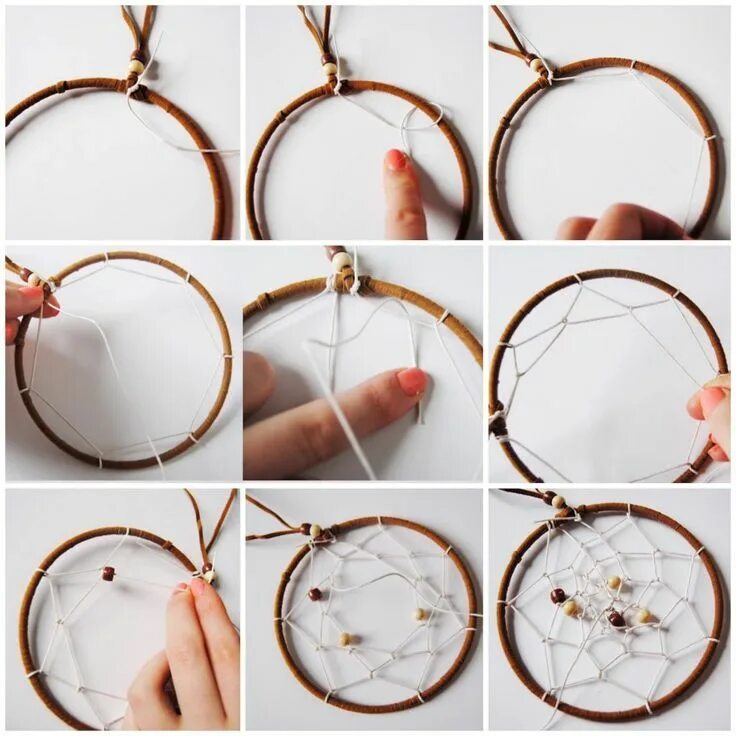 DIY Super Easy Way to Make a Dreamcatcher Step by step! Easy tutorial! DiYana - 
