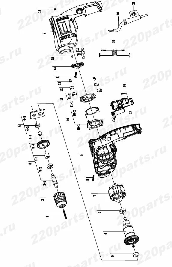Дрель интерскол схема. Дрель интерскол схема