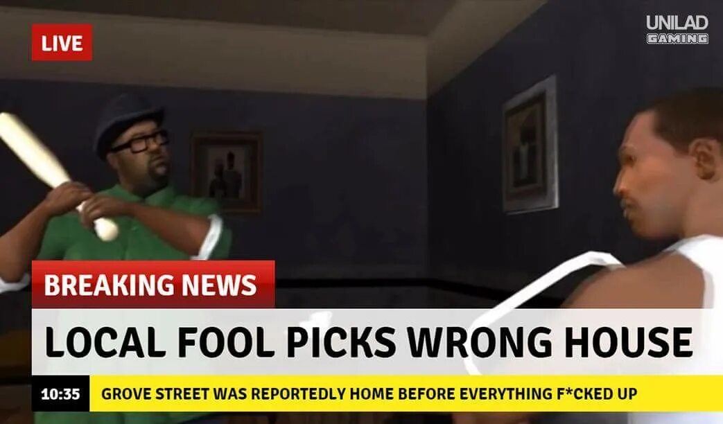 Wrong House Fool. You picked the wrong House Fool. Breaking News в играх. Ю пик зе Вронг Хаус фулл. The wrong house