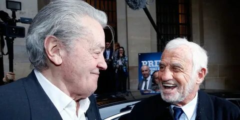 Делон на похоронах бельмондо видео